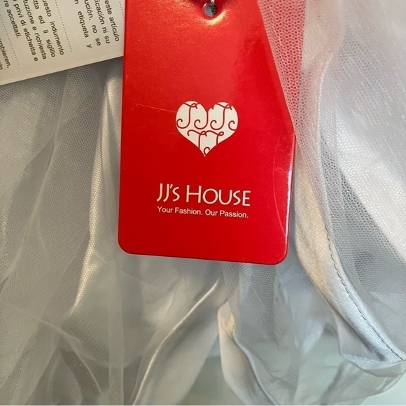 JJ’s House White Knee Length Flower Girl Dress (Size 8) - Picture 5 of 9